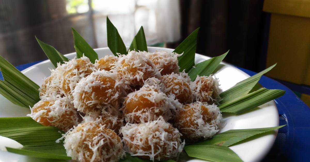 Resep .: Klepon Labu Kuning :. Resep .: Klepon Labu Kuning :.