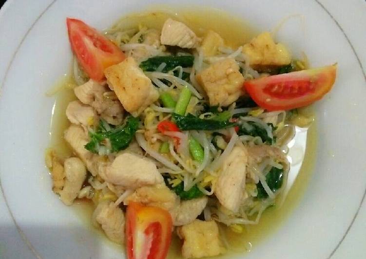 Resep Tumis Tauge Sawi Gurih Krenyess Karya ayu_aninda