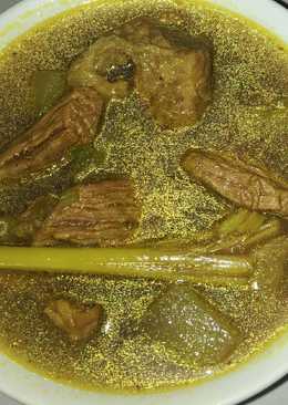 Rawon bumbu sederhana