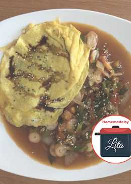 Omelet tomat cah bombay mudah enak #homemadebylita