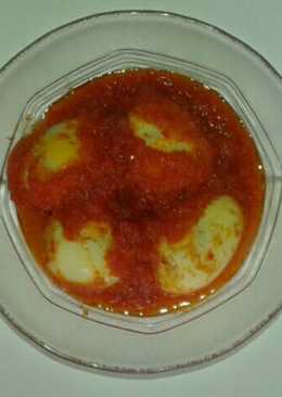 Telur balado manis non MSG