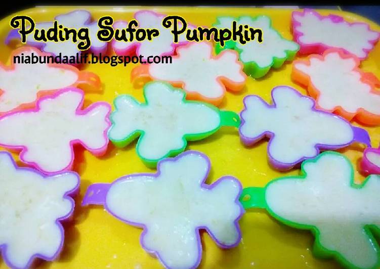 Resep Puding Sufor Pumpkin (menu batita 1y+)
Karya ??niabundaalif.blogspot.com