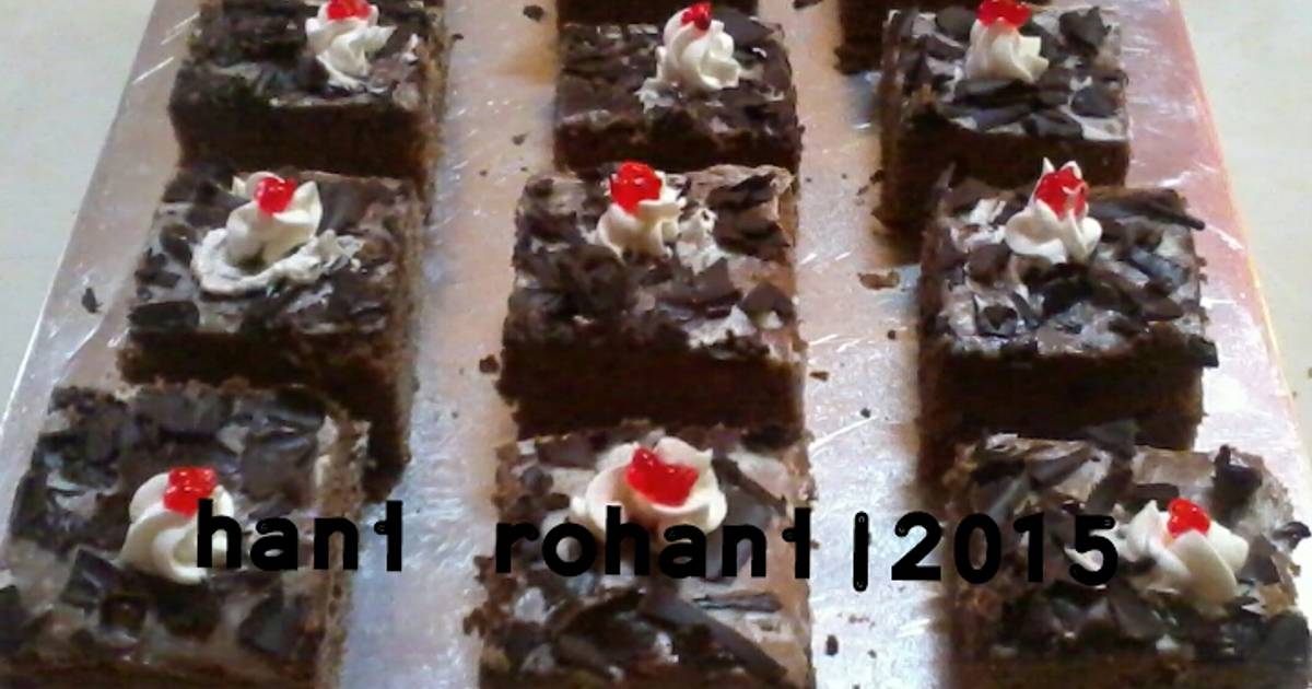 Resep Blackforest potong Resep Blackforest potong