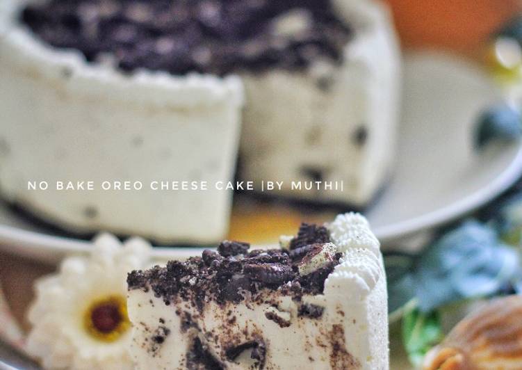 resep makanan Oreo Cheesecake (no bake)