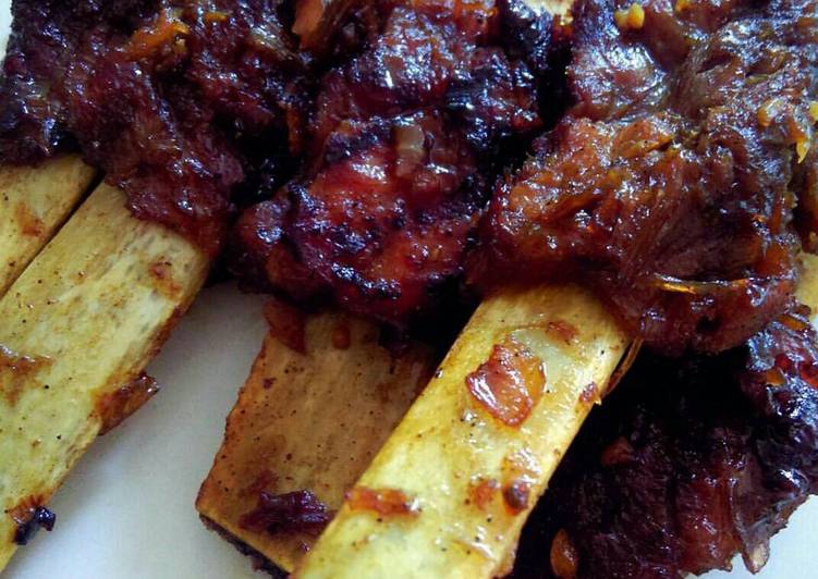 resep Iga Sapi Bakar Madu Lada Hitam