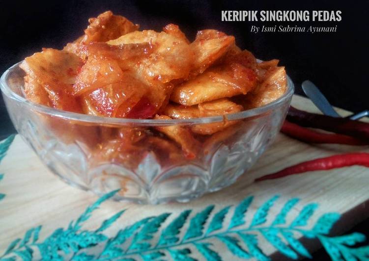 resep masakan Keripik Singkong Pedas