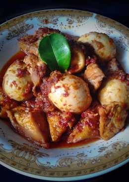 Telur dan Tahu Bumbu Bali