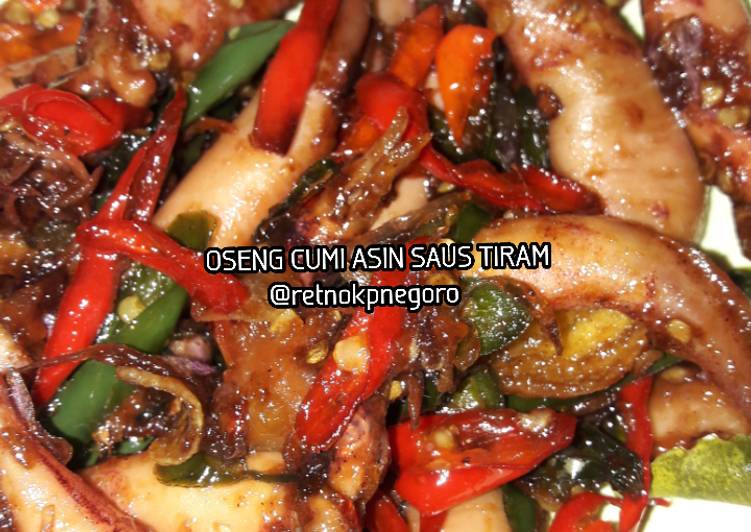 Oseng Cumi Asin Saus Tiram Oseng Cumi Asin Saus Tiram