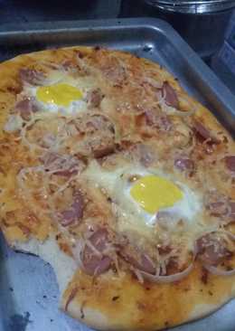 Pizza telur puyuh