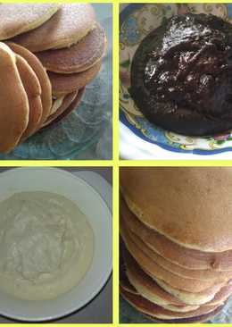 Dorayaki isi selai keju dan coklat