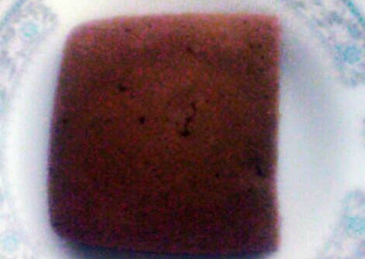 cara membuat Brownies kukus (takaran sendok)