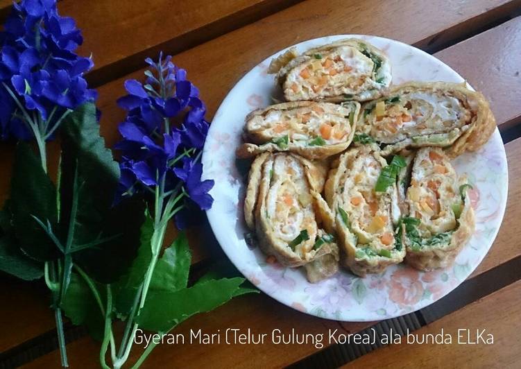 gambar untuk resep Gyeran Mari (Telur Gulung Korea) ala bunda ELKa