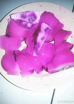 puding buah naga