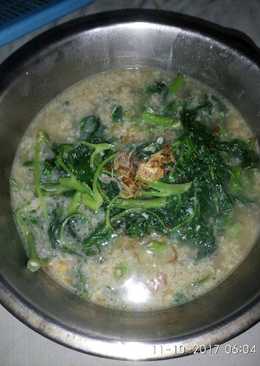Tumis kangkung pake santan