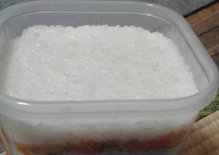 Lontong isi sayur tanpa daun pisang n plastik foto resep utama