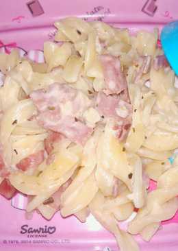 Fusilli Saus Putih / Fusilli Carbonara #menuanak