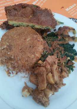 #19 nasi telor dadar ala padang#bikinramadhanberkesan