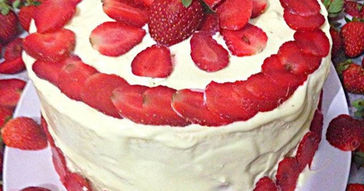 Resep Strawberry short cake