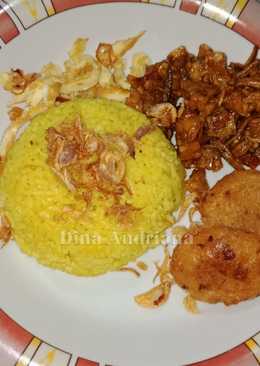 Nasi Kuning Wangi (Rice cooker)