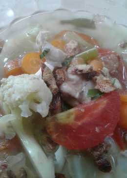 Sup ayam sayur