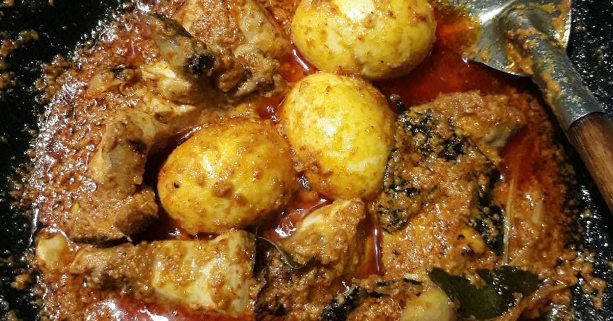  Rendang  telur ayam 23 resep Cookpad