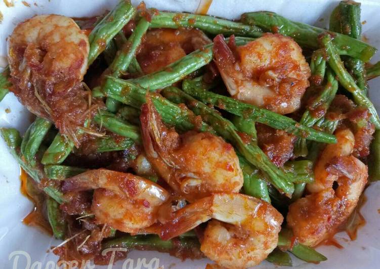 resep masakan Tumis Udang Buncis