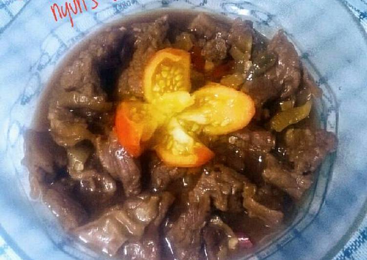 bahan dan cara membuat Beef Yakiniku Simple & Sederhana