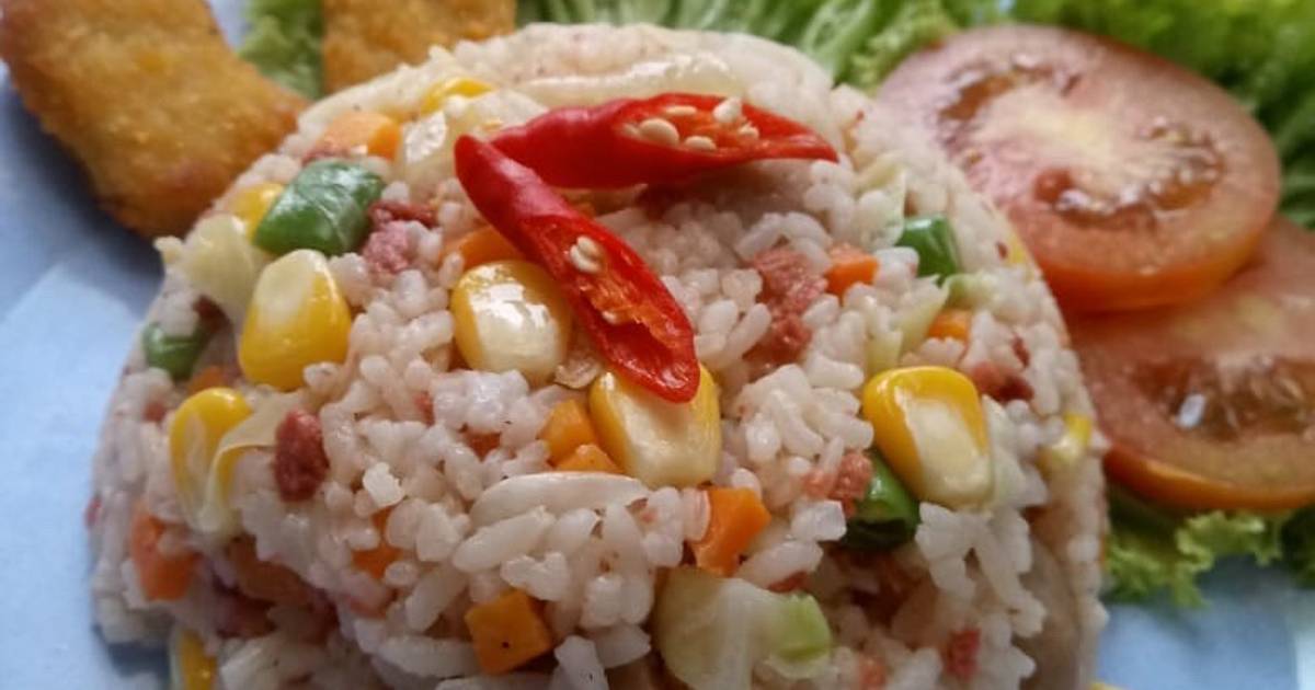 38 resep nasi goreng pelangi  enak dan sederhana Cookpad