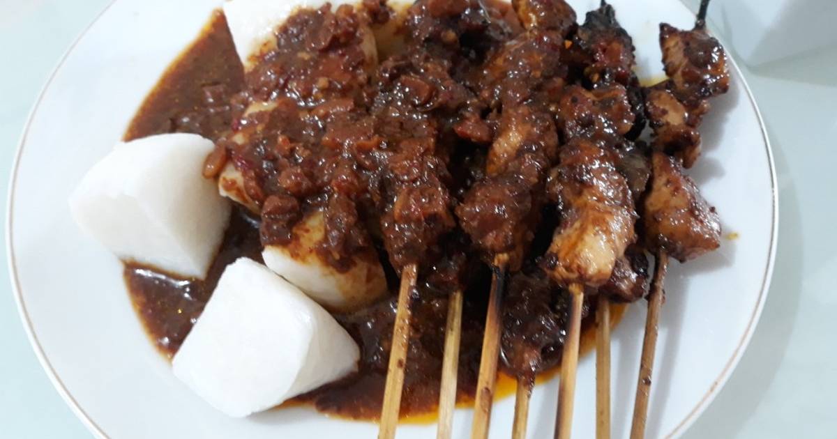 115 resep sate bumbu kacang santan enak dan sederhana 