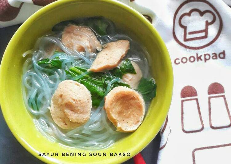 cara membuat Sayur Bening Soun Bakso #pr_sayurbening