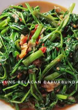 Kangkung Belacan (masakan rumahan sederhana)