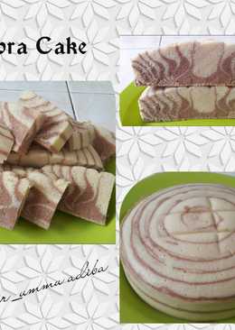 Zebra Cake Putih Telur