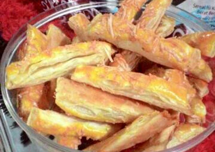 resep Cheese stik puff pastry????