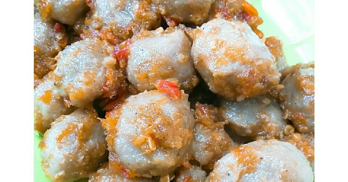 Resep Bakso Pentol Pedas   oleh Yulita Rivani mamak 