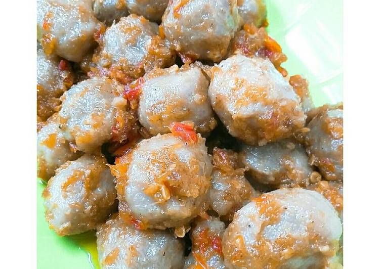  Resep  Bakso  Pentol  Pedas   oleh Yulita Rivani mamak 