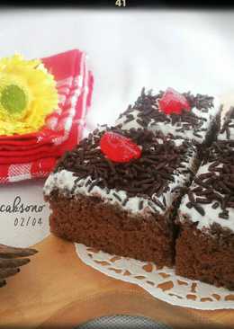 Sponge cake coklat ekonomis