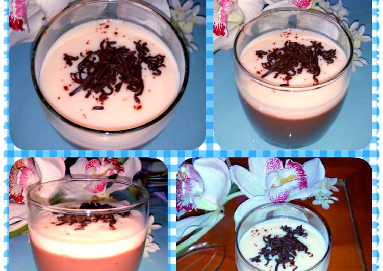 cara membuat Pudding Coklat Silky