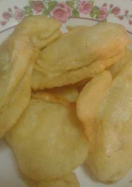 Pisang goreng susu