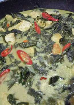 Sayur bobor daun sawi muda