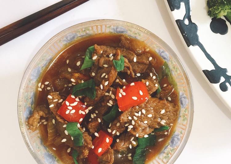 Resep Beef Teriyaki Dari Husna Hidayati