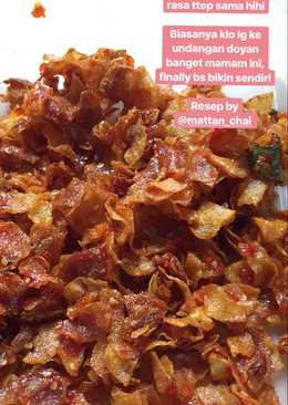 Sambal Kentang goreng kering