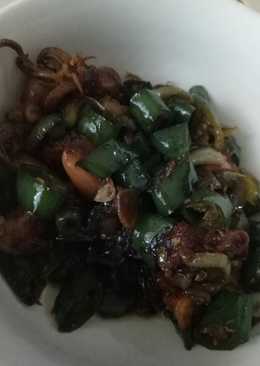 Cumi asin kecap simple