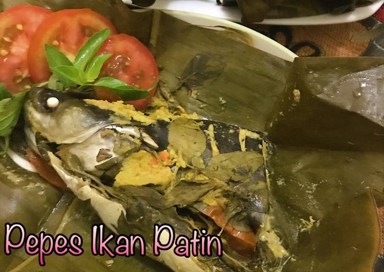 resep lengkap untuk Pepes Ikan Patin (tanpa MSG)