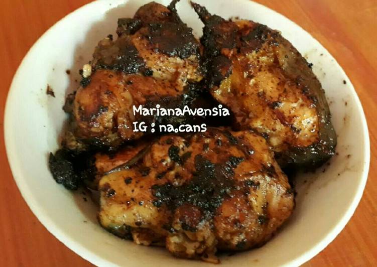 resep makanan Ikan Mas Bakar Teflon