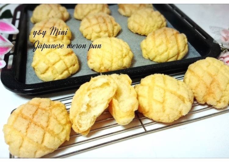 resep makanan Mini japanese meron pan