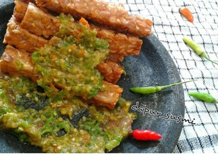 Resep Masakan Tempe Sambal Ijo  Resep+