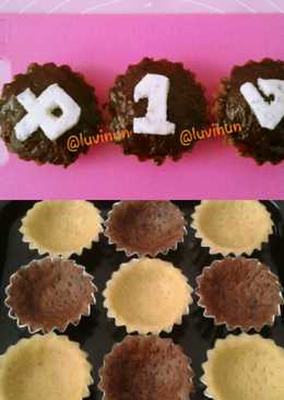 Choco mini tart & Pie Shell (Indo Vers)ðŸ«(Eggless)