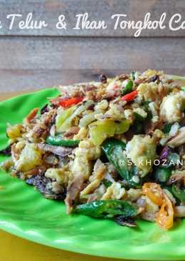 Orak Arik Telur & Ikan Tongkol Cabai Hijau