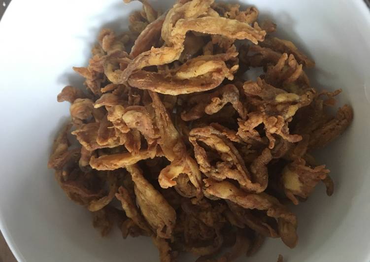 resep makanan Jamur Tiram Goreng Tepung