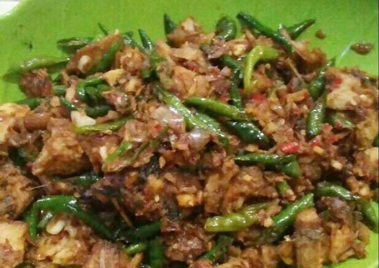 resep masakan Tenggiri oseng lombok ijo, simple menggugah selera